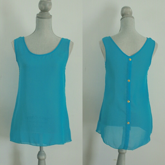 Chiffon Tank Top blouse - Picture 4 of 4